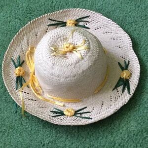 Kids Straw Easter Beach Hat